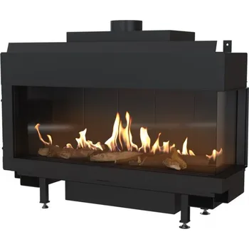 Krbová vložka KRATKI LEO 100 pravá plynová krbová vložka - propan butan