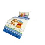Matějovský povlečení Prasátko modré Rozměr: 100 x 135 cm, 40 x 60 cm