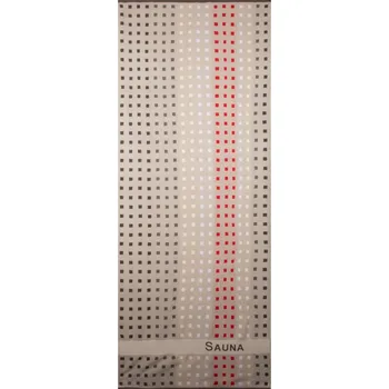 Saunová osuška Gundby šedá 80 x 200 cm