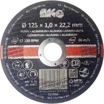 Řezný kotouč Kotouč řezný na hliník 125 / 1 mm - MAGG