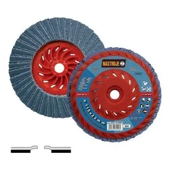 Brusný kotouč Lamelový kotouč 125mm Z80 zirkonový rovný s průzorem IM-9-125-080RP