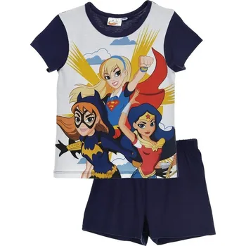 Dívčí pyžamo DC Super Hero Girls tmavě modré dívčí pyžamo Velikost: 104