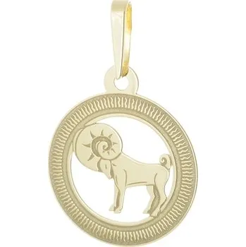 Přívěsek Přívěšek znamení Beran ze žlutého zlata ZZ0994BERF + dárek zdarma