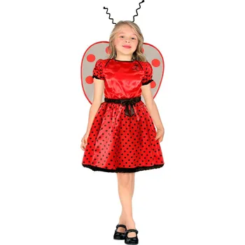 Karnevalový kostým Dívčí kostým beruška - Pro věk 4-5 let