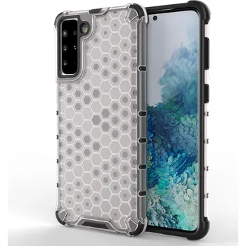 Pouzdro na mobilní telefon Hurtel Honeycomb armor kryt na Samsung Galaxy S22 Plus - transparentní