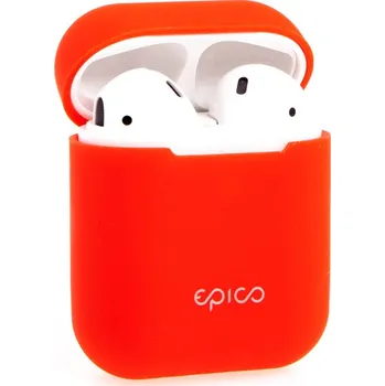 Pouzdro na mobilní telefon Pouzdro / obal pro Apple AirPods 2019 s bezdrátovým pouzdrem EPICO - silikonové - červené