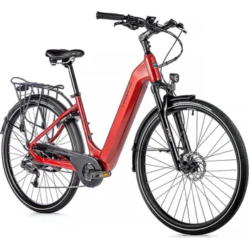 Elektrokolo Leader Fox E-BIKE 28" NARA 20"-1, DARK RED SHINY (REAR MOTOR) (K23/9/7/1/1/20) K23/9/7/1/1/20