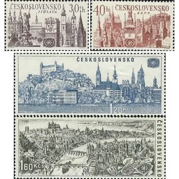 Sběratelství Rok mezinárodního cestovního ruchu 1967 - čistá - č. 1583-1586