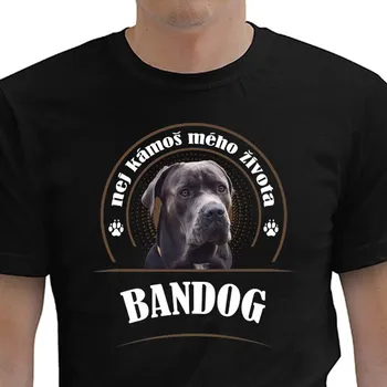 Dámské tričko STRIKER Pánské tričko Bandog Barva: Černá, Velikost: XXXL