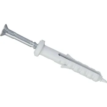 Šroub 70204 systém kabelových lišt šroub s hmoždinkou bílá 50 ks