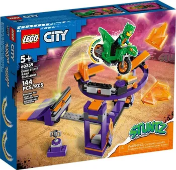 Stavebnice LEGO LEGO City 60359 Kaskadérská výzva s rampou a obručí