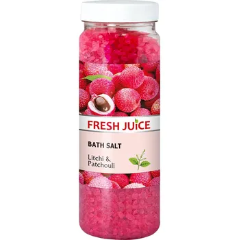 Koupelová sůl Fresh Juice Koupelová sůl Litchi a Patchouli 700g