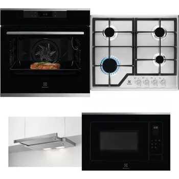 Set domácích spotřebičů ELECTROLUX KOEBP39X + ELECTROLUX KGS6426SX + ELECTROLUX LFP326S + ELECTROLUX LMS4253TMX
