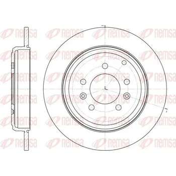 Brzdový kotouč Brzdový kotouč REMSA 6330.00