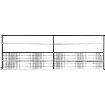 Ohradník Panelová pastevní brána Cosnet pevná s pletivem 4 m výška 115 cm 5 trubek