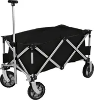 XQmax KO-DG9000460 skládací plážový vozík černý