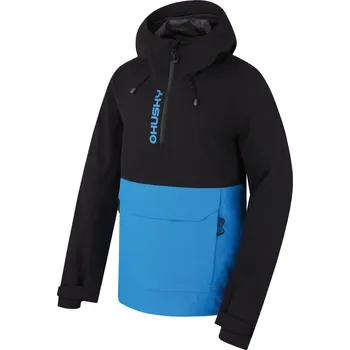 Husky Pánská outdoor bunda Nabbi M XXL, black/neon blue