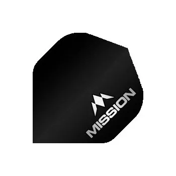 Příslušenství pro šipky MISSION LETKY LOGO - BLACK/GREY F2506