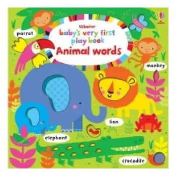 První čtění Baby's Very First Play Book Animal words – Fiona Watt (EN)