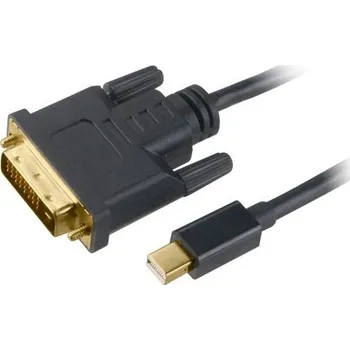 KVM přepínač AKASA - adaptér miniDP na DVI-D