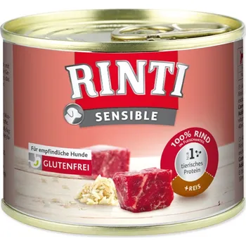 Krmivo pro psa Rinti Sensible dog konz. - hovězí & rýže 185 g