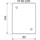 podložka izolační PI 80 2ZK Kopos