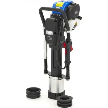 Pneumatické kladivo Motorové beranidlo pro zatloukání kůlů, benzínové 4-taktní, 1500 W, 1,6 Nm, 20-55 J (LT Machines)