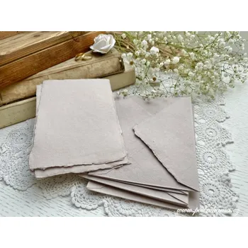 Obálka Sri Aurobindo Handmade Paper Bavlněná obálka 14x18,5 cm, více odstínů Barevnost: hnědá