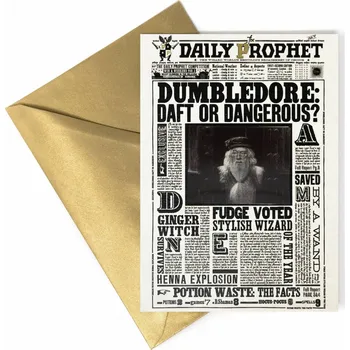 MinaLima Přáníčko: Denní Věštec - Brumbál