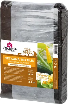 Mulčovací textilie Rosteto Netkaná textilie černobílá 50 g/m2