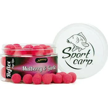 Boilies Sportcarp Plovoucí boilies 15 mm/150 ml moruše/česnek