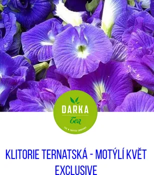 Čaj Darka Company Klitorie ternatská - Motýlí květ Exclusive 30 g