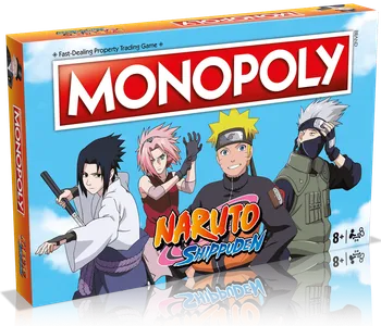 Desková hra Winning Moves Monopoly: Naruto Shippuden ENG