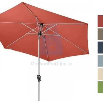 Slunečník Slunečník naklápěcí s klikou, automatický, ACTIVE 3200 mm, terakota (cihlový), balení 1 ks