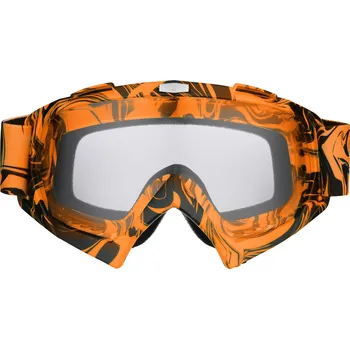 Sluneční brýle Oranžové Cross/MTB brýle - čiré sklo