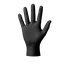 Vyšetřovací rukavice Mercator Medical Gogrip nepudrované černé 50 ks