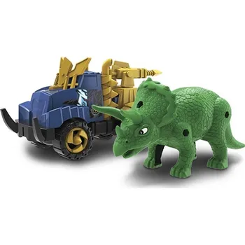 Dětské zboží NIKKO Truck a dinosaurus Triceratops zelený