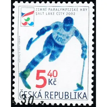Poštovní známka Zimní Paralympiáda Salt Lake City 2002 - razítkovaná - č. 315