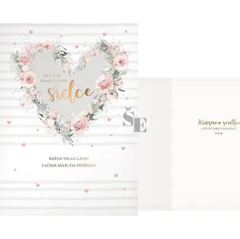 Svatební Blahopřání s textem CN-810