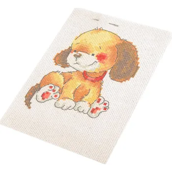 Vyšívací vzor Stoklasa Dětská vyšívací sada s předtištěným motivem 020736/6 pejsek