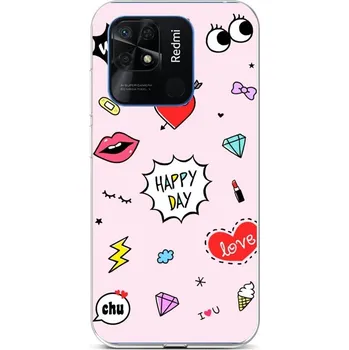 Pouzdro na mobilní telefon Kryt Xiaomi Redmi 10C Happy Day (obal neboli pouzdro na Xiaomi Redmi 10C)