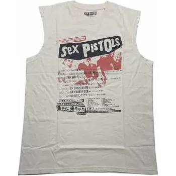 Merch Sex Pistols: The Sex Pistols Unisex Vest T-shirt: Filthy Lucre (embellished) (medium) M