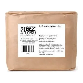 Mouka Život bez lepku - rýžová krupice hrubá bezlepková 1000 g