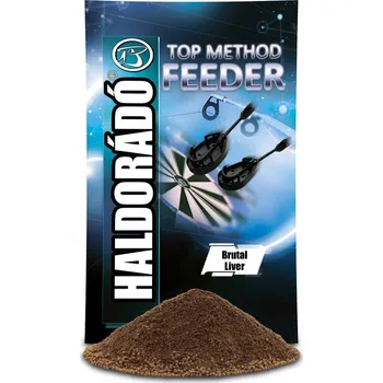 Návnadová surovina Recenze Haldorado Top Method Feeder 800 g Brutal Liver
