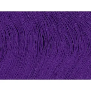 Dámský kostýmek EU Třásně elastické PURPLE RAIN délka 15 cm