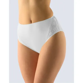 Dámské oblečení Gina Výhodné balení 5 kusů - Kalhotky klasické ve větších velikostech 11066P Barva/Velikost: bílá / M/L