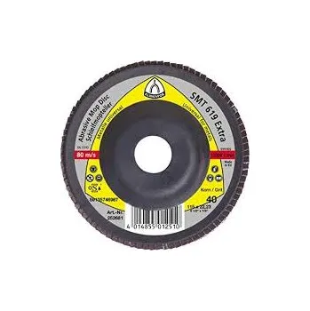 Brusný kotouč Klingspor KLG252345 Brusný lamelový talíř SMT 619, kov, 115x22,23 mm, P80