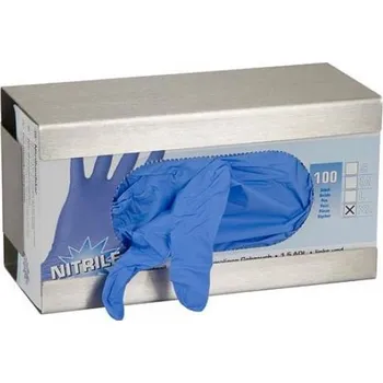 Držák jednorázových rukavic nerezový