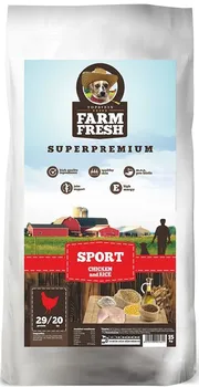 Krmivo pro psa Farm Fresh Adult Sport Chicken/Rice 15 kg