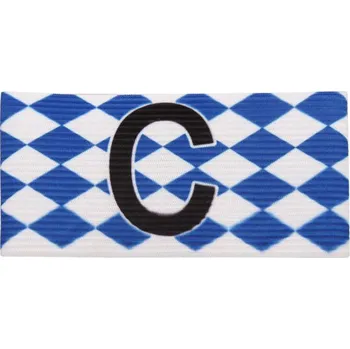 Kapitánská páska elastická bílá/modrá